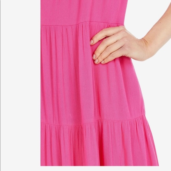 1-State Tiered Maxi Dress, New, Hot Pink, Xs - Picture 3 of 3